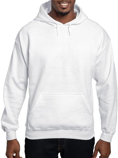 CafePress Weekend Forecast Snowmobiling T Shirt Sweatshirt Men's Hooded Sweatshirt - White