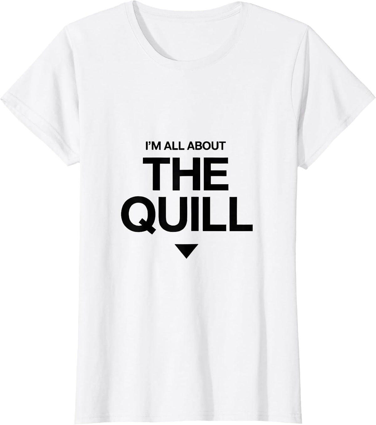 Women's I'm All About The Quill Cute Hedgehog Lover Funny Pet Humor T-Shirt - White