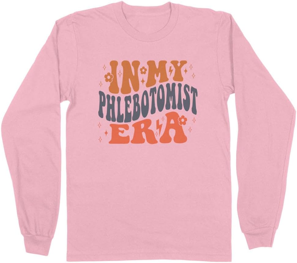 in My Phlebotomist Era Long Sleeve Shirt Unisex - Pink