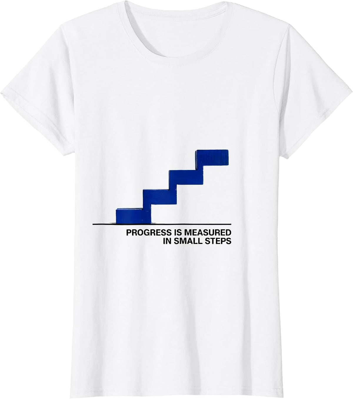 Progress Is Measured In Small Steps Funny Special Education T-Shirt - White