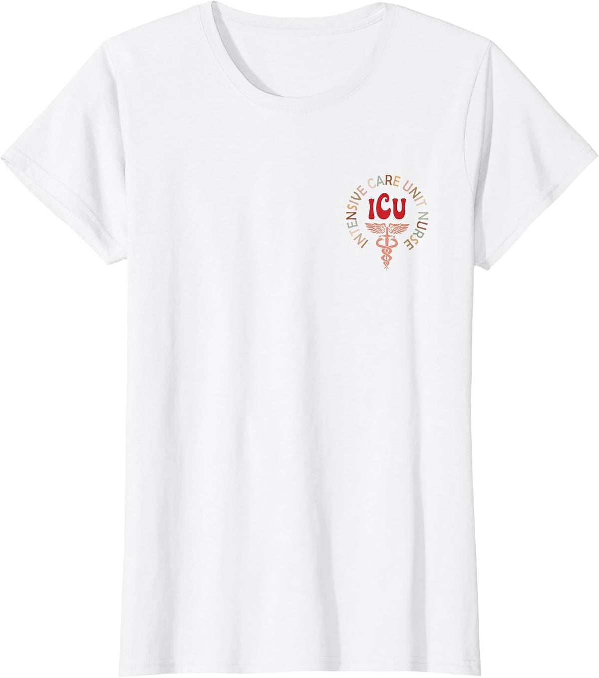 Funny Intensive Care Unit Intensive Care Unit Nurse Emergency Nurse T-Shirt - White