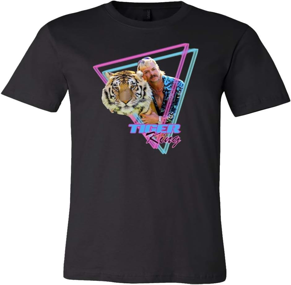 Joe Exotic Shirt Tshirt Tiger King Free Joe Exotic Funny Gift Print Short Sleeve Tops Tee - Black