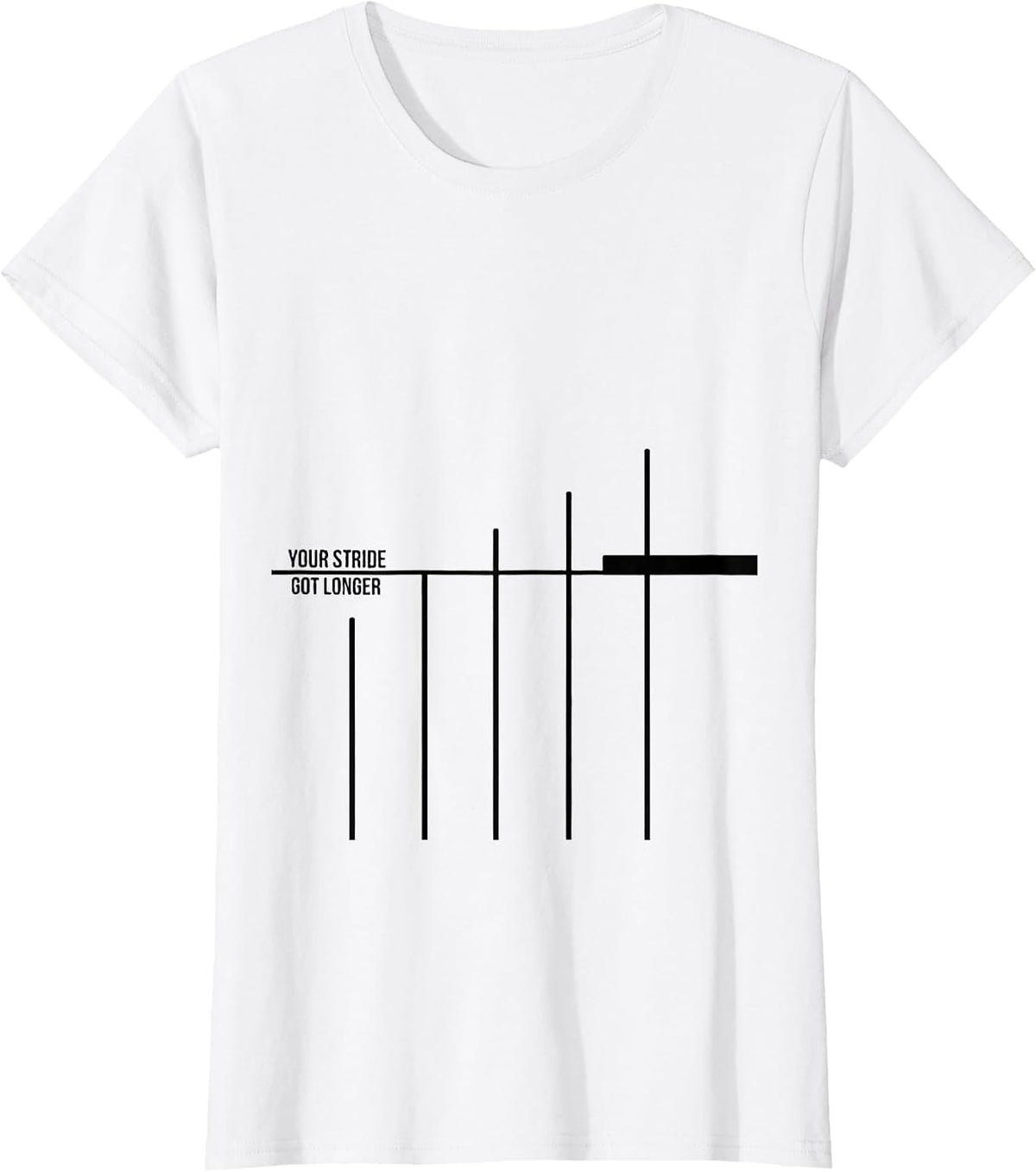 Women's Your Stride Got Longer Funny Physical Therapist PT Massage T-Shirt - White