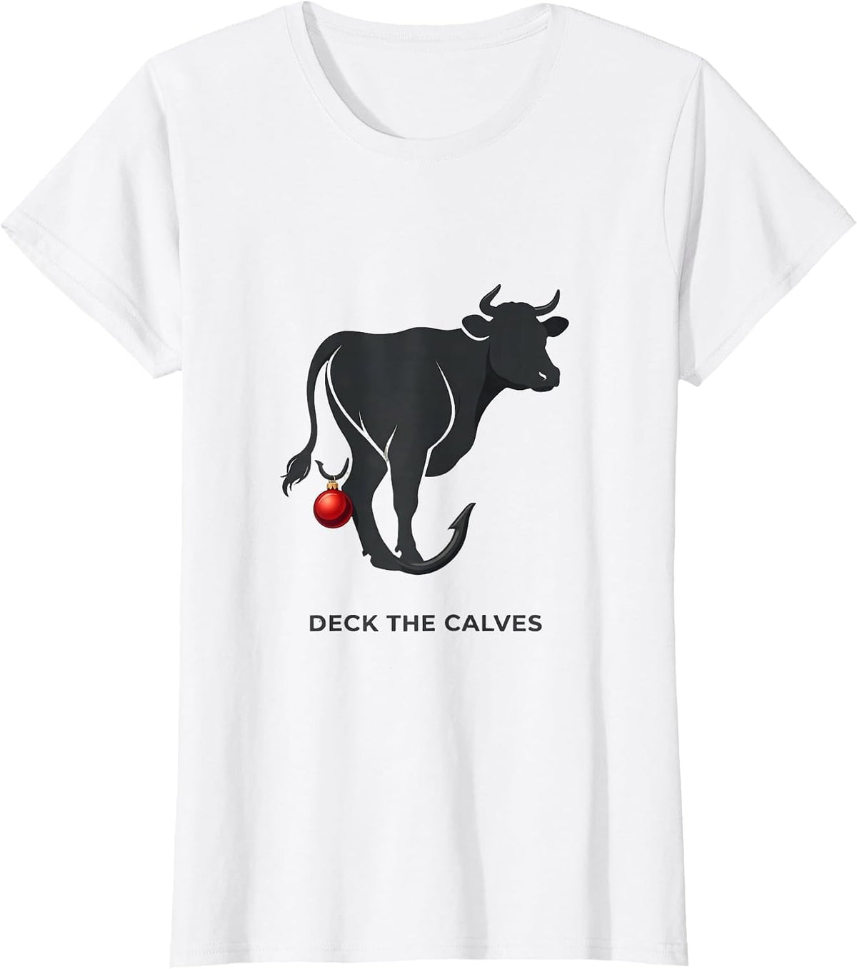 Deck The Calves Funny Physical Therapist Christmas Rehab T-Shirt - White