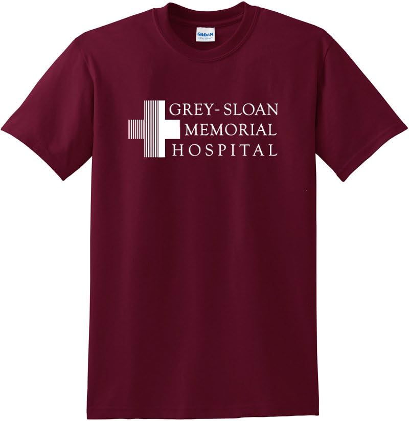 Unisex Grey Sloan Memorial Hospital T-Shirt - Maroon