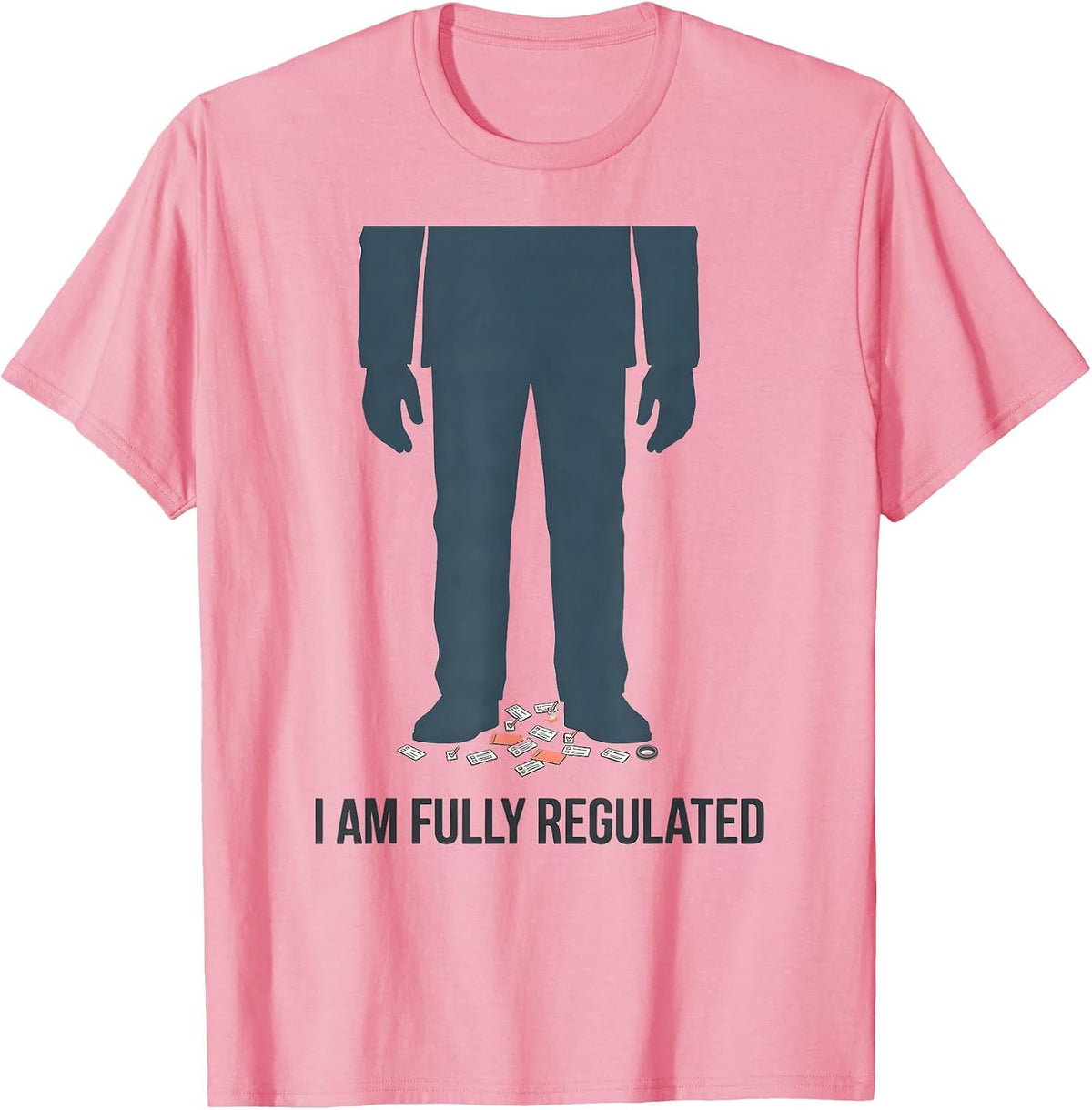 Men's I Am Fully Regulated Funny Special Education Teacher SPED T-Shirt - Pink