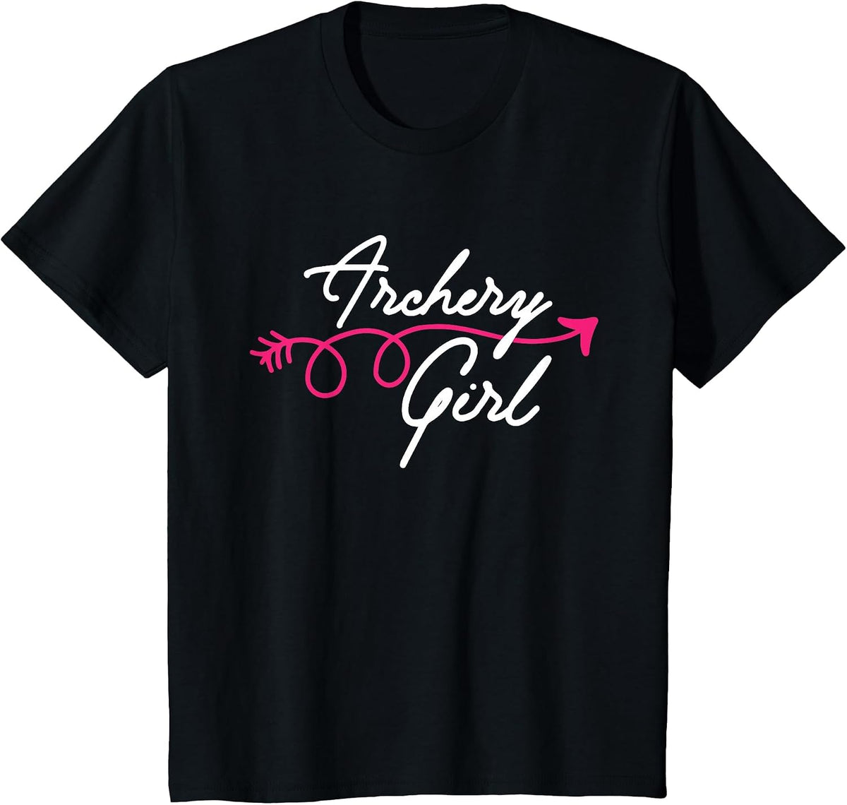 Archery Girl - Bowman Bowhunter Archer Bowhunting Bows T-Shirt - Black