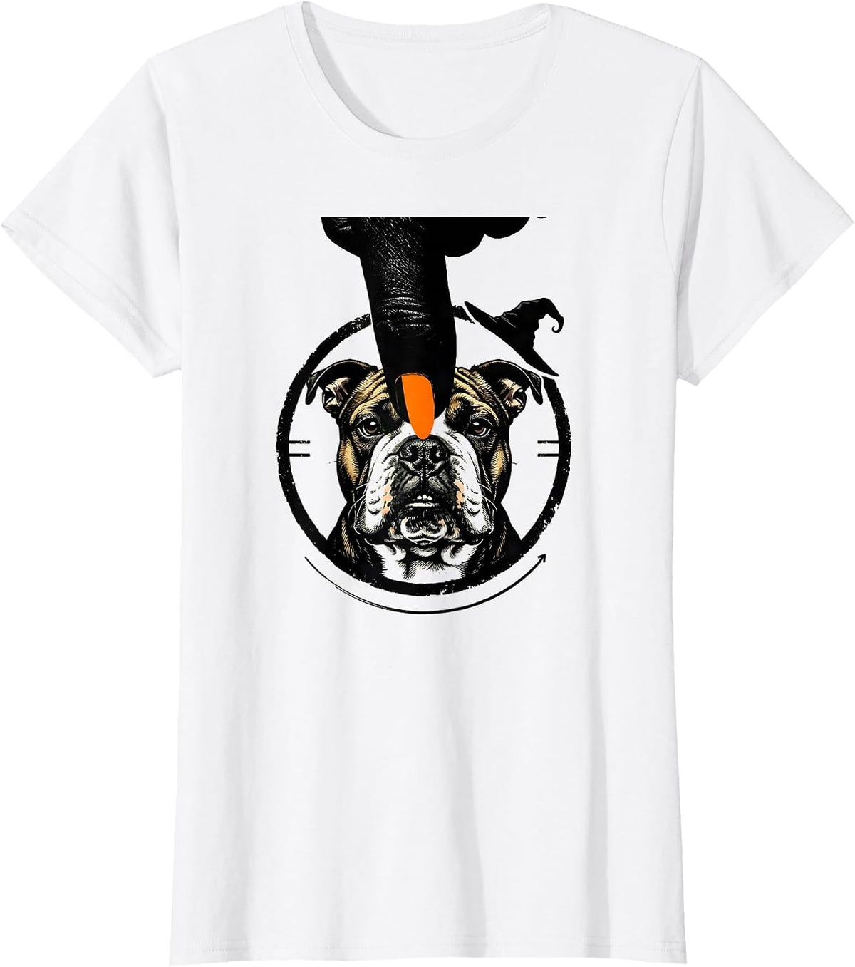 Bull Terrier Boop Halloween Dog Lover Costume T-Shirt - White