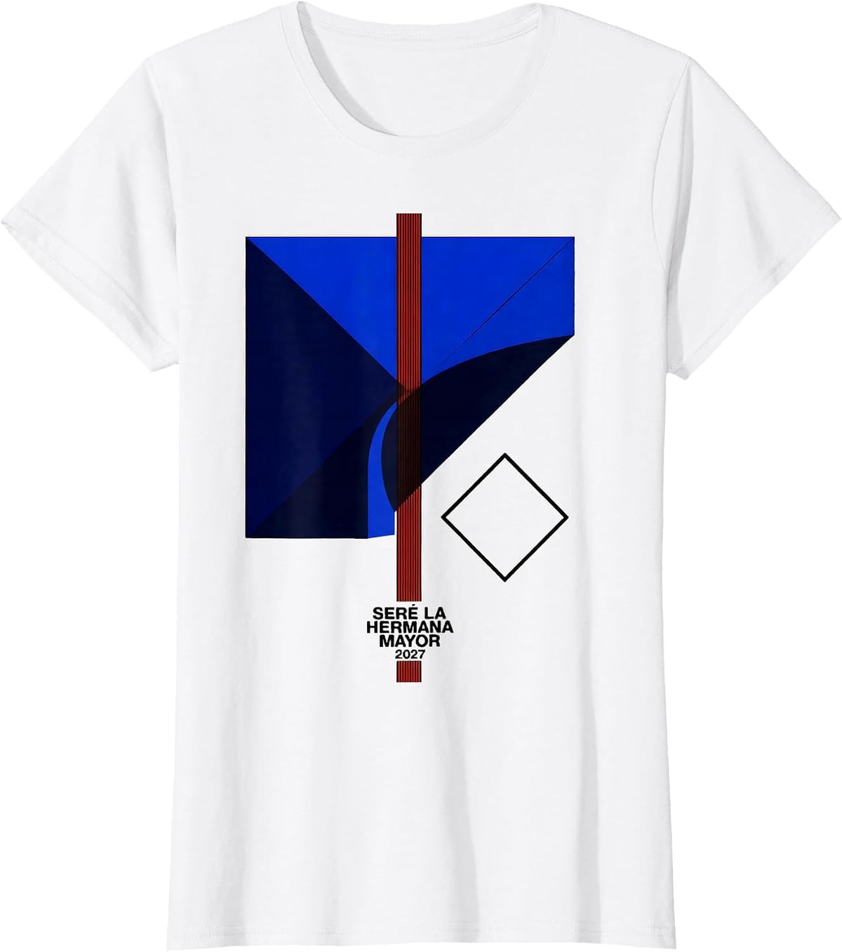 Seré la hermana mayor 2027 Hermana Mayor Spanish Sibling T-Shirt - White