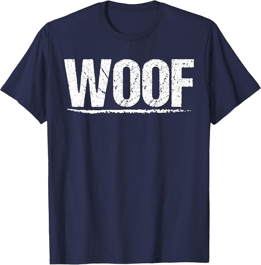WOOF Gay Bear Pride Shirt T-Shirt - Navy Blue