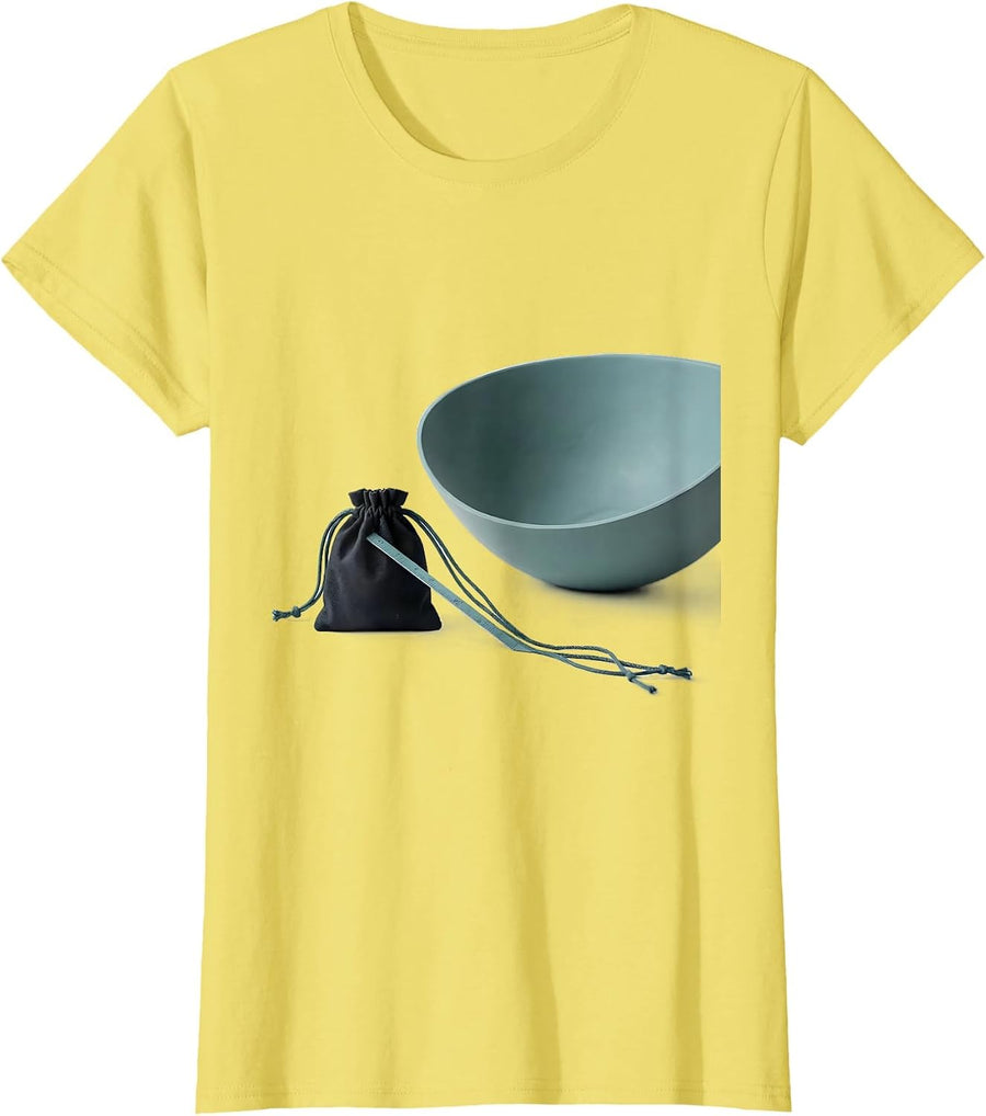 Women's Pouch Drawstring Minimalist Special Education Teacher T-Shirt - Lemon Yellow