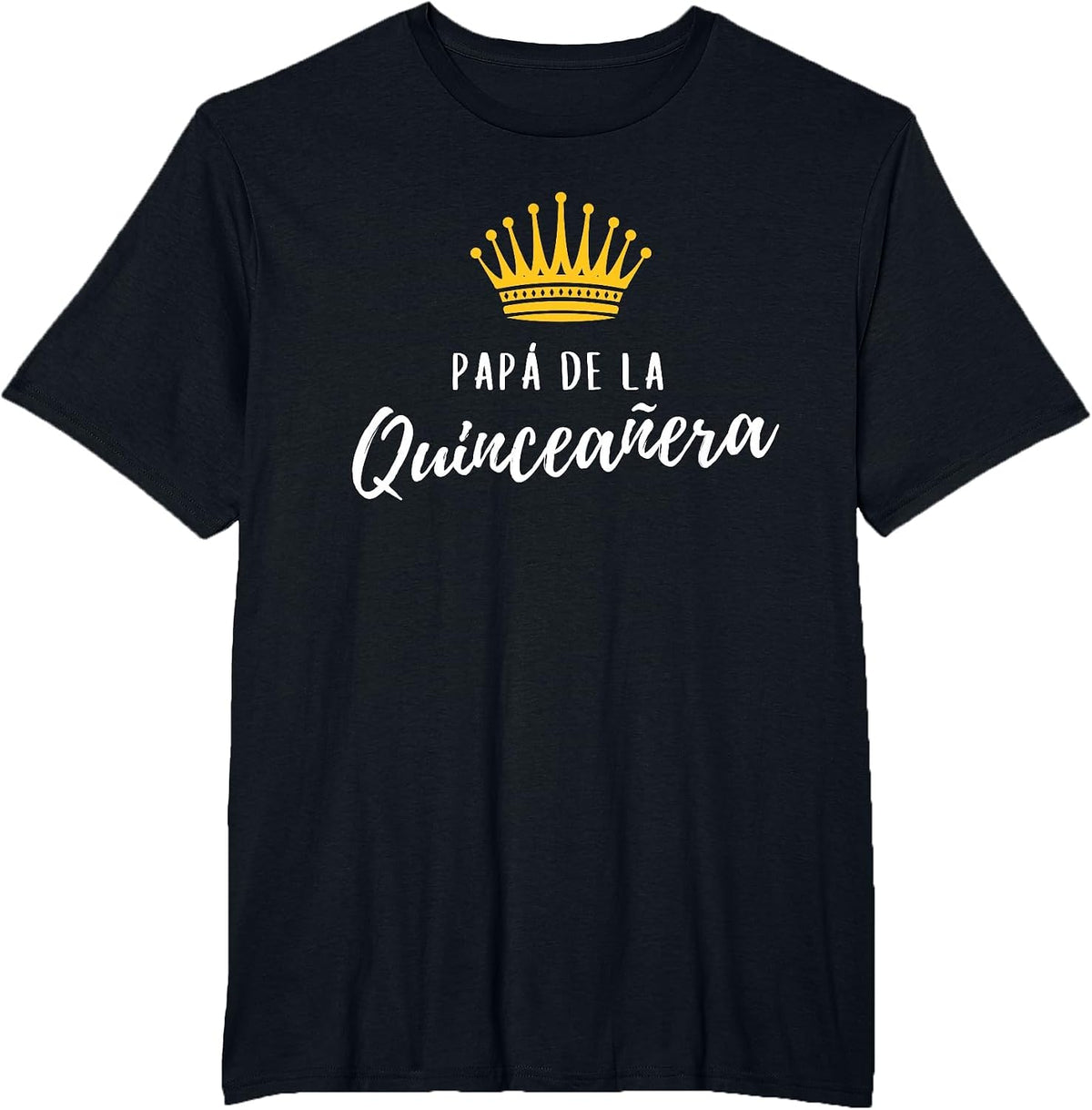 Papa Quince Father Quinceanera 15th Birthday Latin Matching T-Shirt - Black