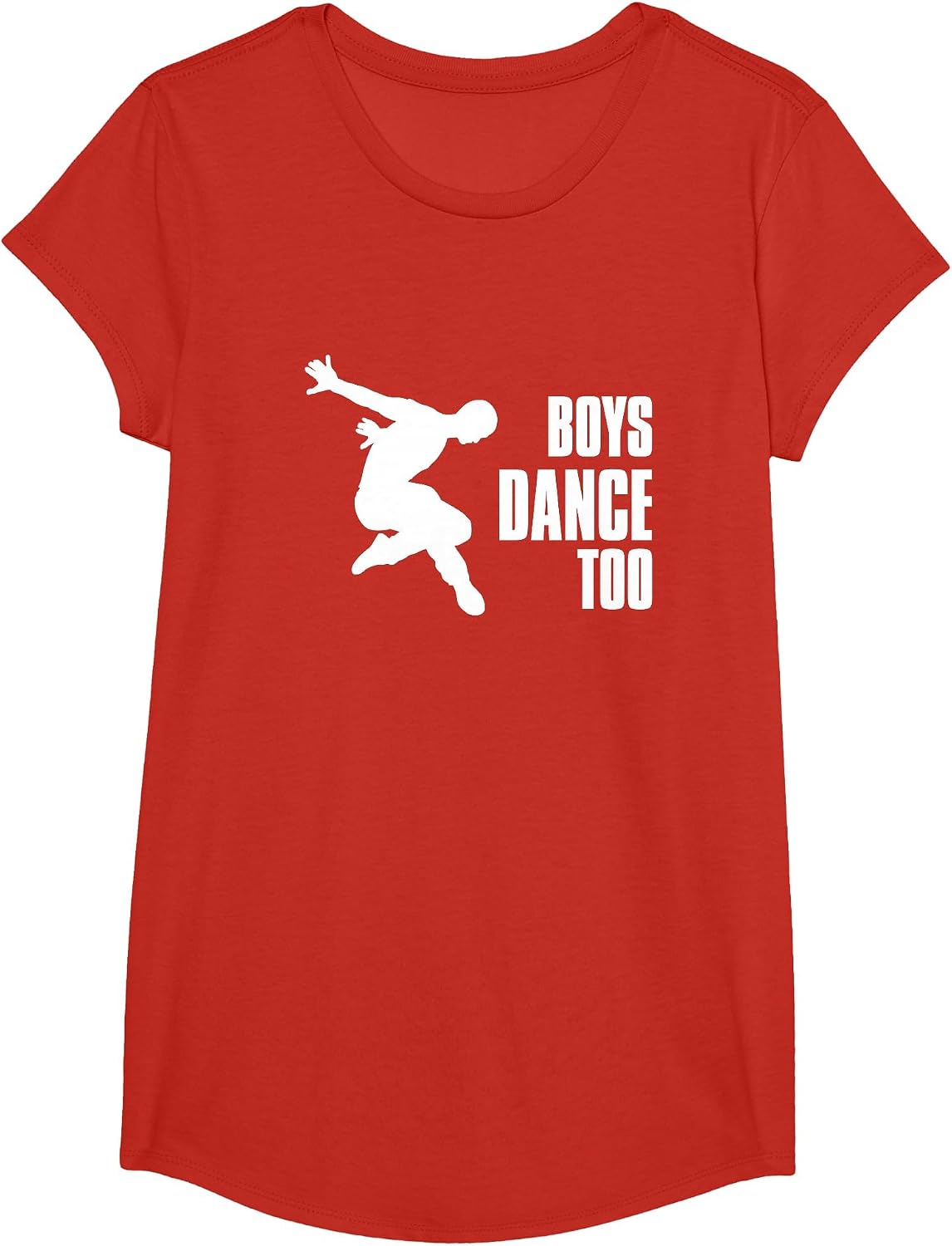 Boys Dance Too Dancers Dance Practice T-Shirt - Girls Red
