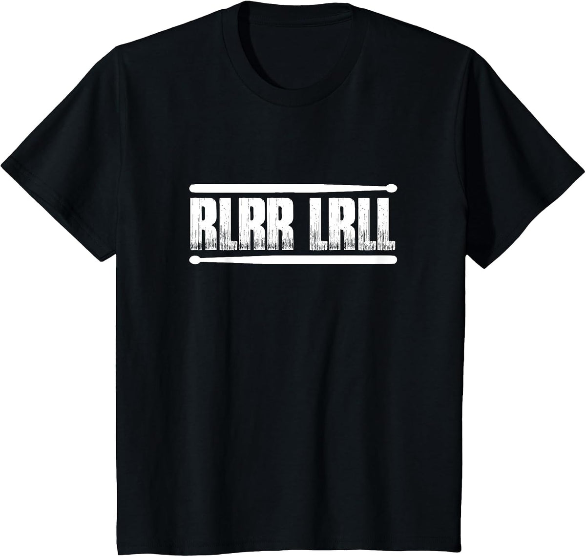 Drummer Paradiddle Drum Stick T-Shirt - Black
