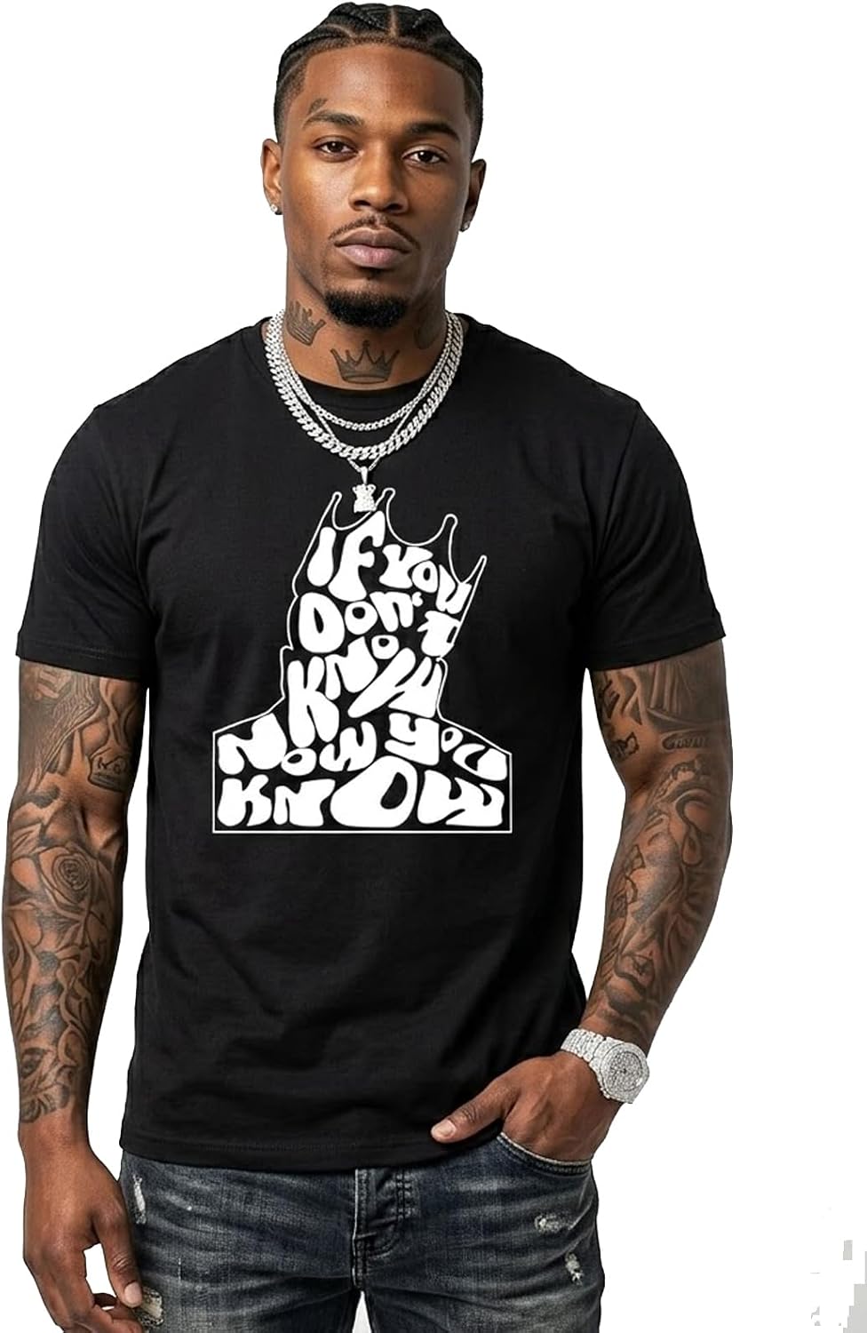 Swag Point 100% Cotton Classic Hip Hop Graphic T-Shirts - Now You Know