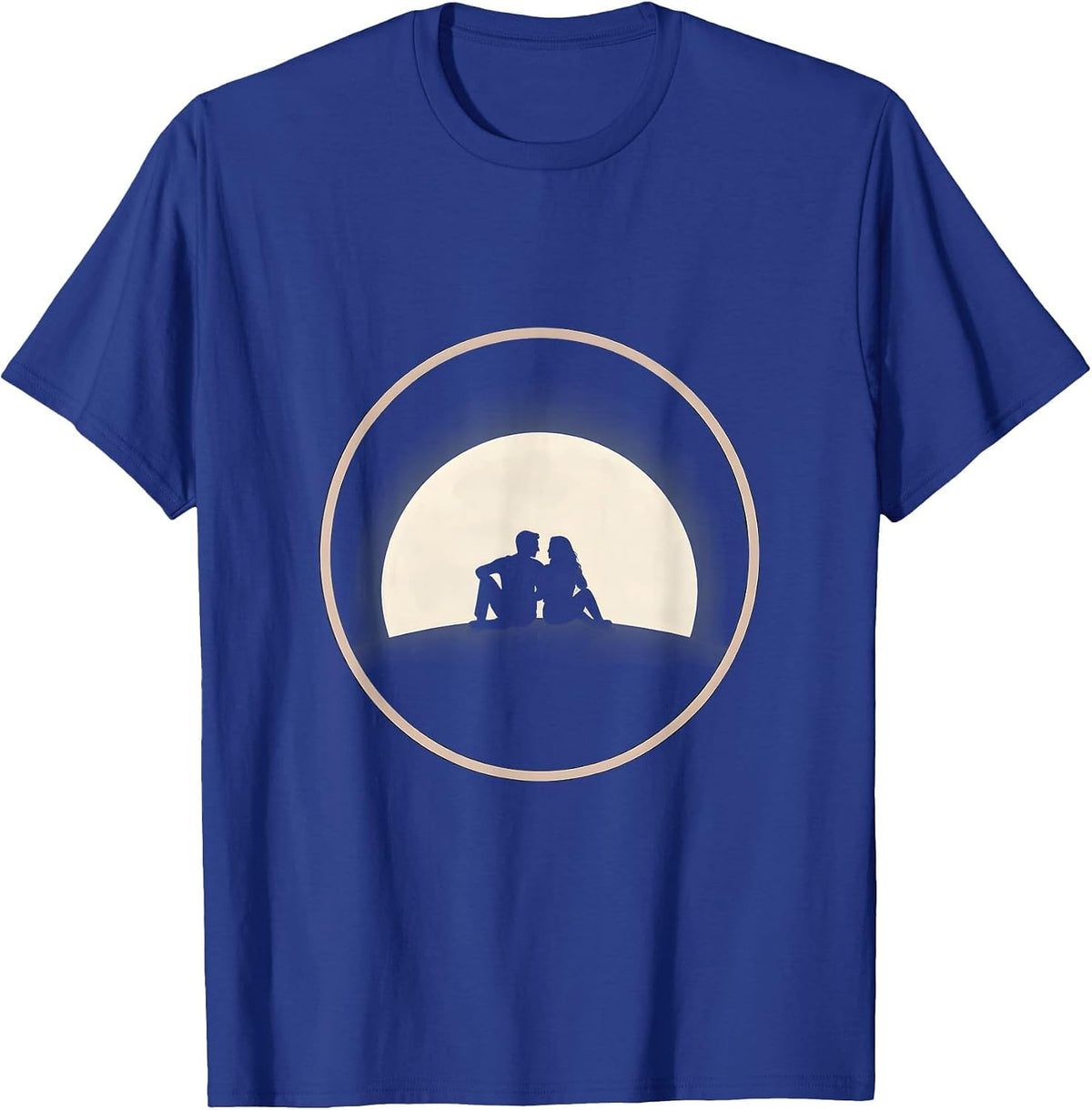 Suicide Awareness Silhouette Together on Hilltop T-Shirt - Royal Blue