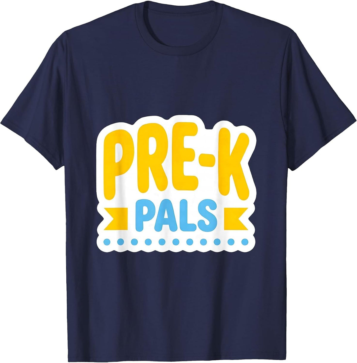 Men's Pre-K Pals Playful Back To School Teachers Students First T-Shirt - Navy Blue