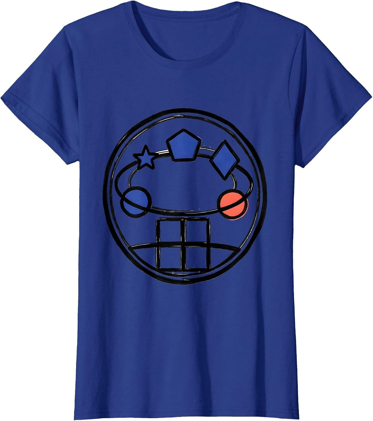 Women's Orbiting Bodies Inclusion Special Education Teacher T-Shirt - Royal Blue
