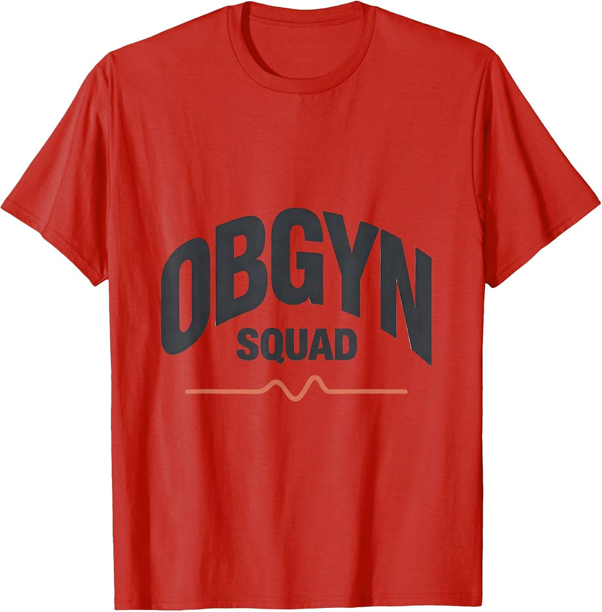 Men's OBGYN Squad Funny OB GYN Nurse OB Tech Gag Gift T-Shirt - Red