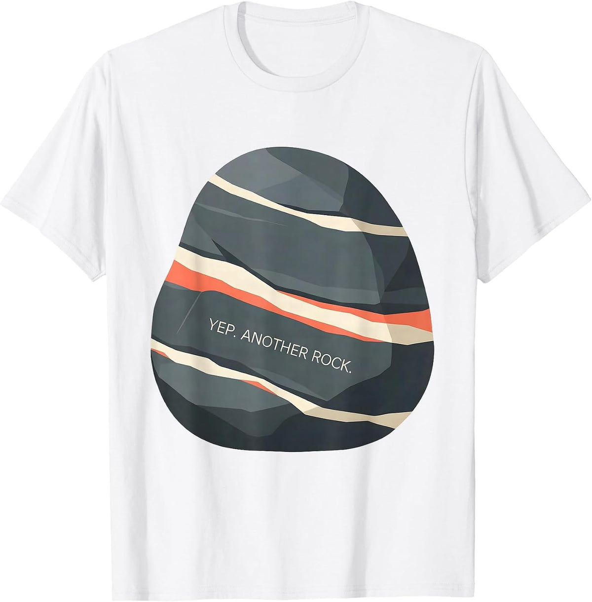Men's Yep Another Rock Funny Geologist Rock Collector Humor T-Shirt - White