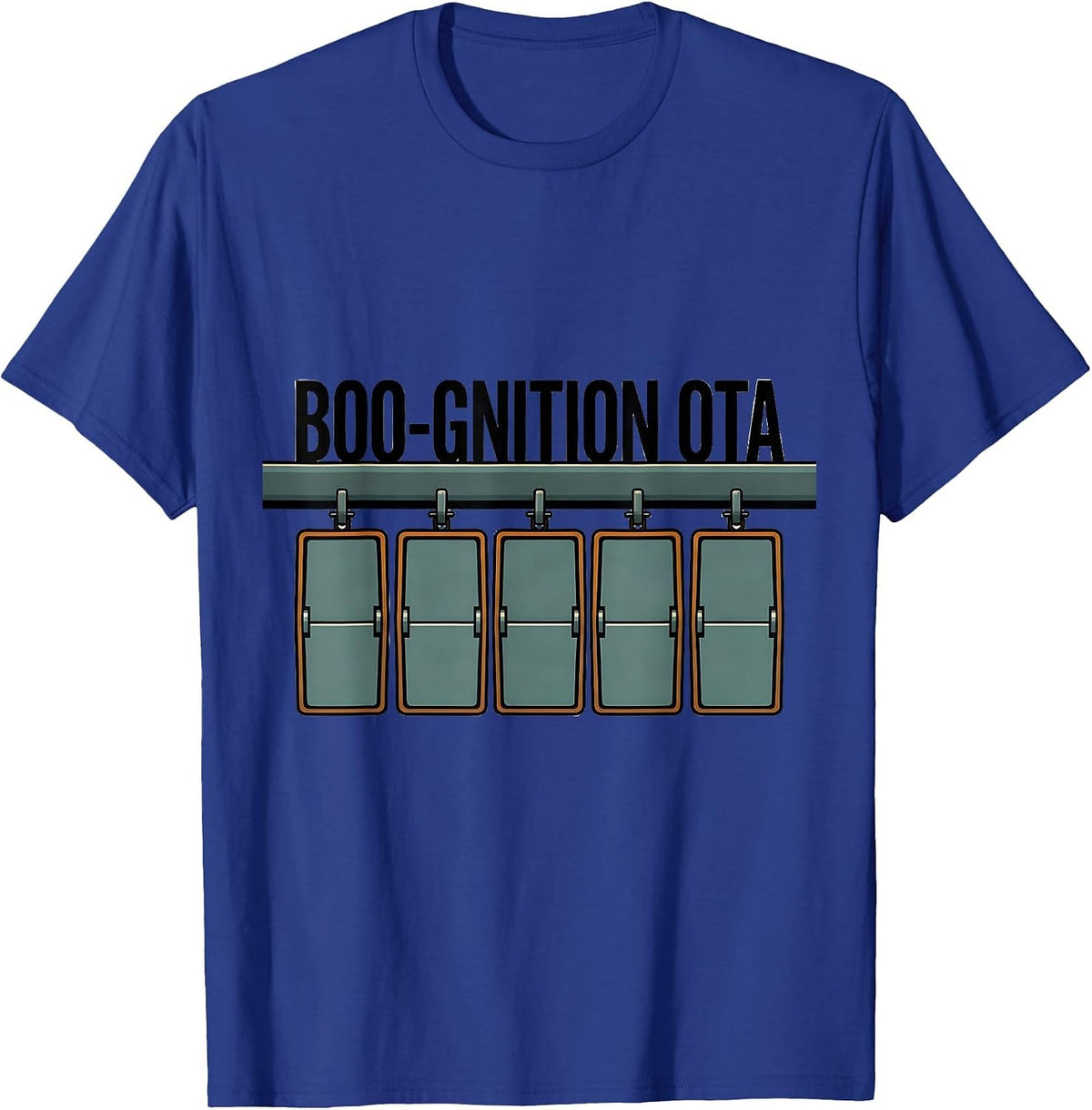 Men's Boo-gnition OTA Editorial Conceptual Physical Therapist T-Shirt - Royal Blue