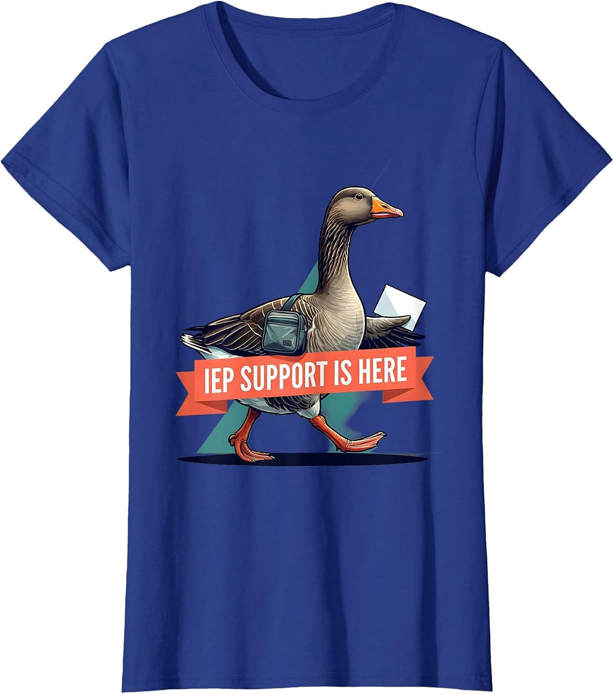 Women's IEP Support Is Here Funny Special Education Teacher Sped T-Shirt - Royal Blue