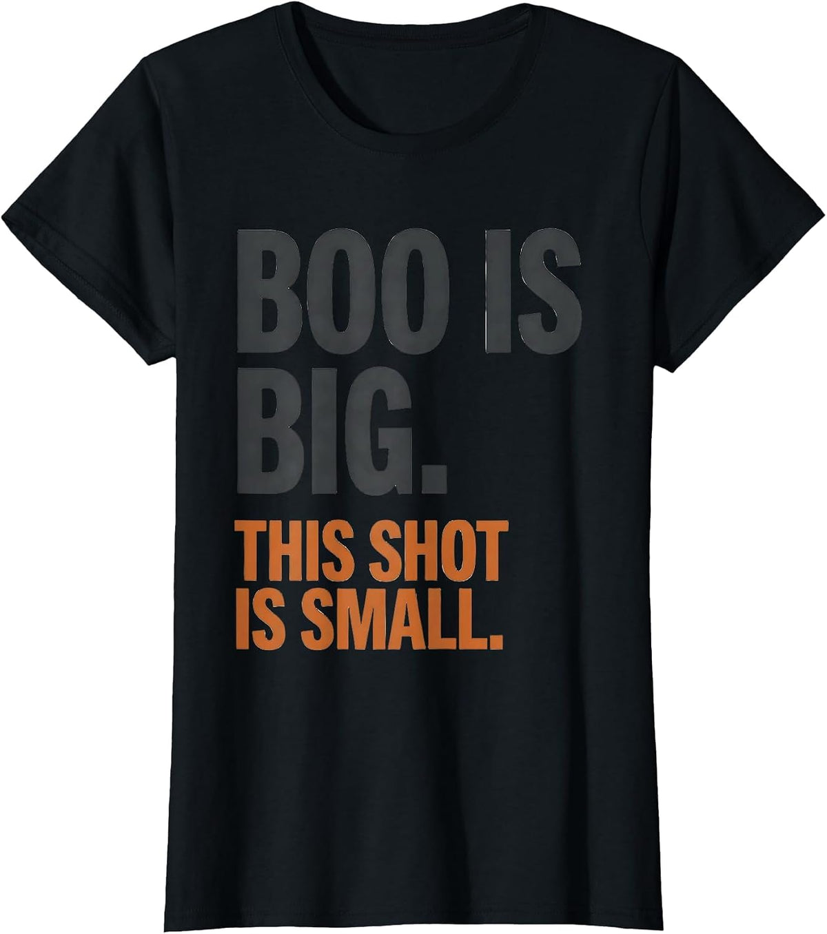 Women's Boo Is Big This Shot Is Small Funny Halloween Nurse Flu Shot T-Shirt - Black