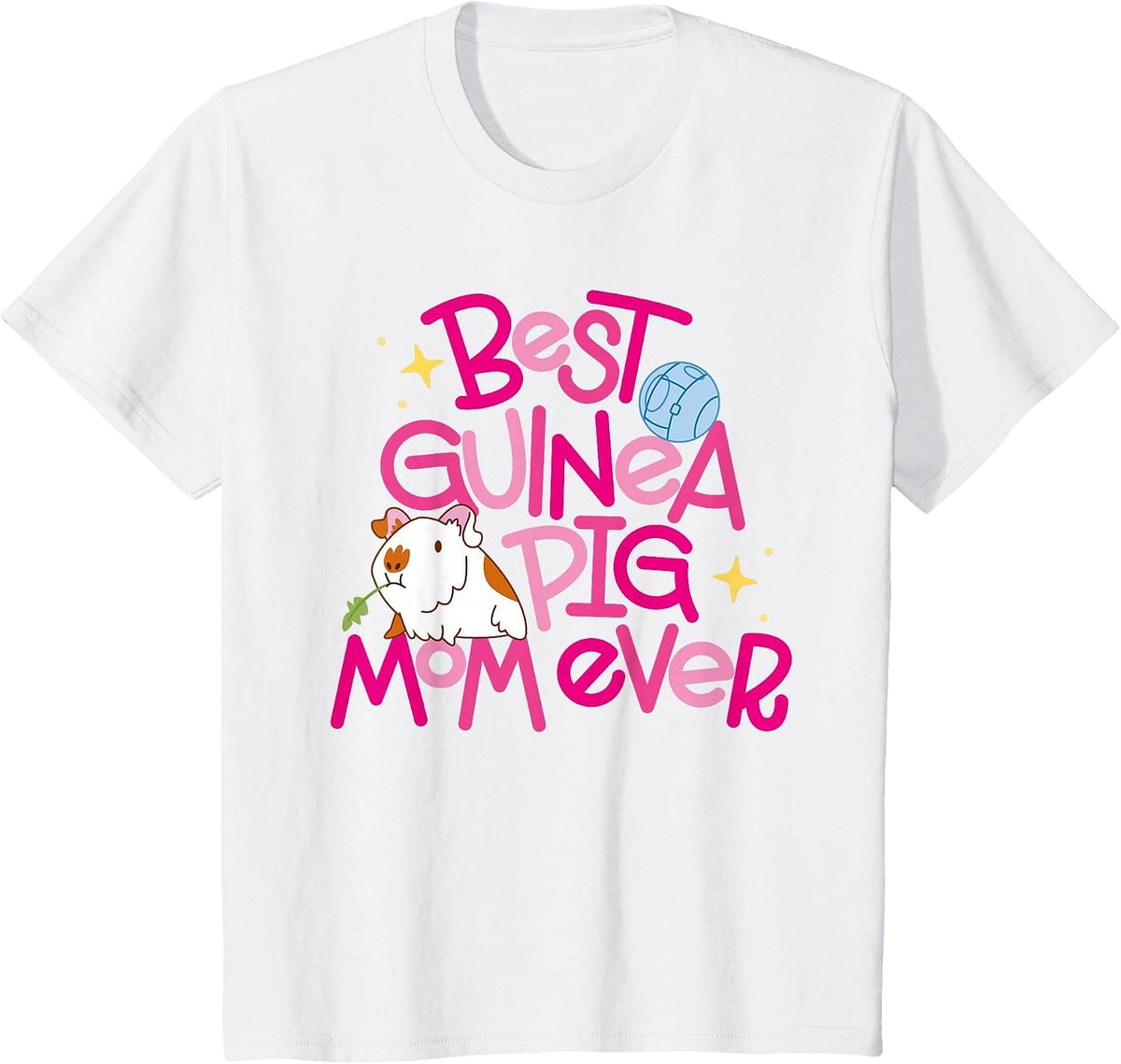 Best Guinea Pig Mom Ever T-Shirt - White