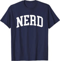 Nerd - Technology Computer Programmer AI Smart Genius Brains T-Shirt - Navy Blue