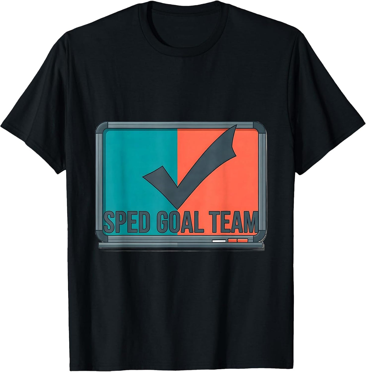 Men's SPED Goal Team Special Education Teacher Squad Pride T-Shirt - Black