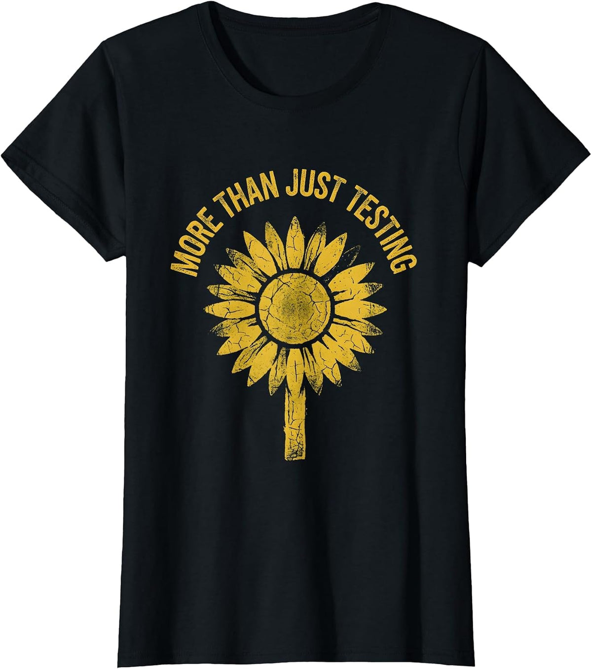 More Than Just Testing School Psychologist Design T-Shirt - Black
