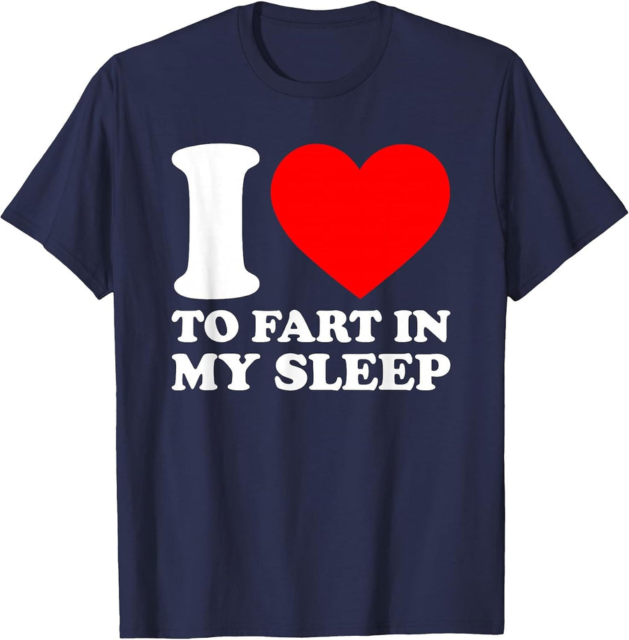 I Fart in My Sleep T-Shirt - Navy Blue