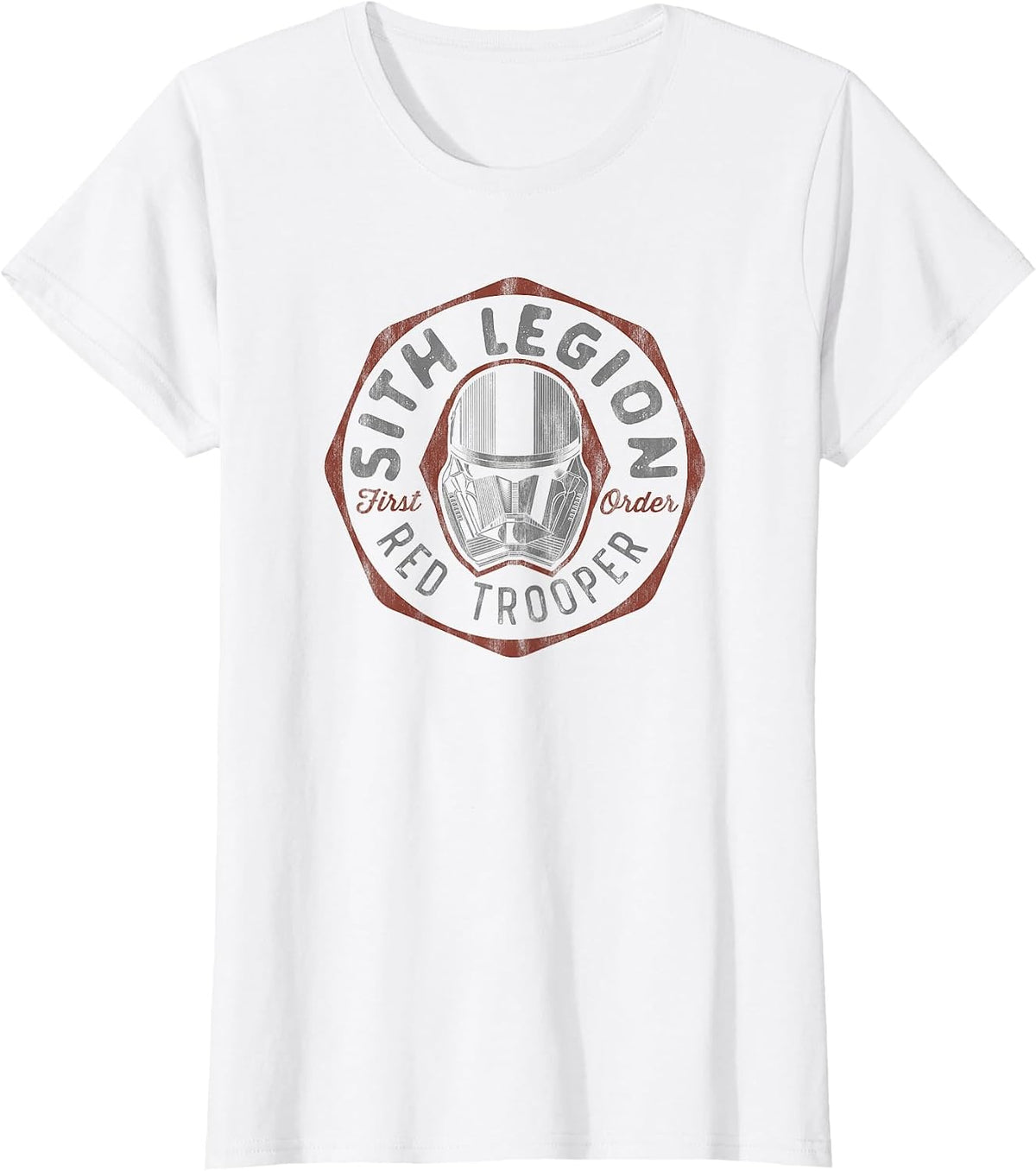 Star Wars Rise of Skywalker Sith Legion Red Trooper T-Shirt - White
