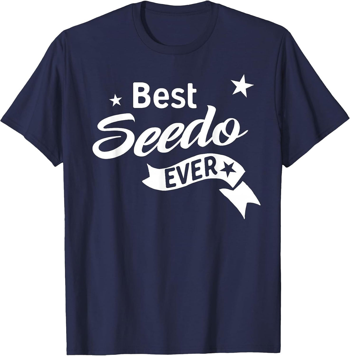 Best Seedo Ever Shirt - Arabic Grandpa T Shirt T-Shirt - Navy Blue