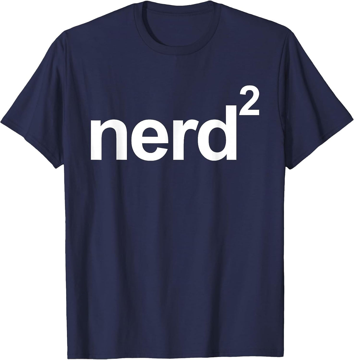 Nerd Squared - Technology Computer Programmer AI Smart T-Shirt - Navy Blue