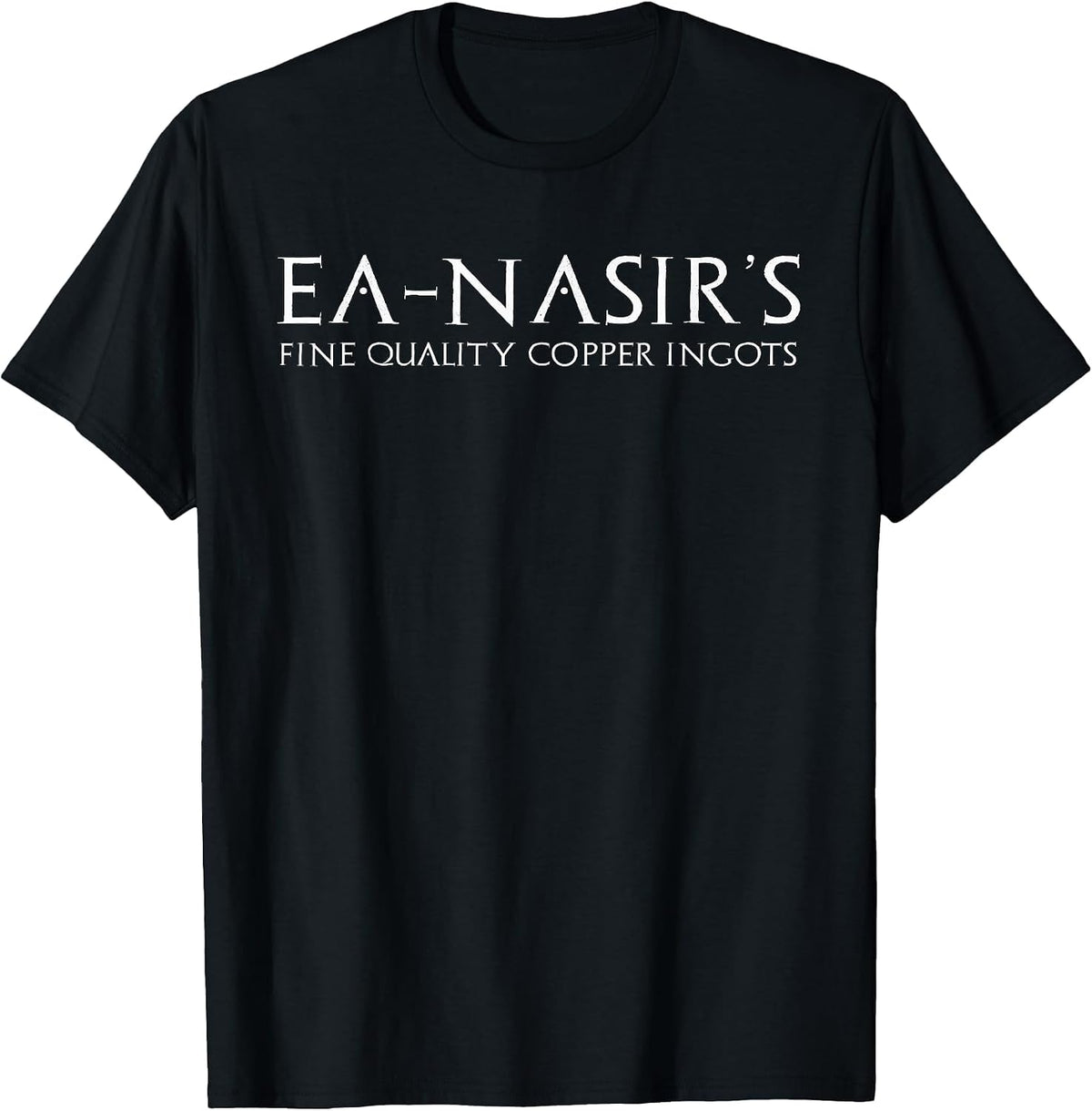 Ea Nasir's Copper Ingots Sumer Funny Bronze Age History Meme T-Shirt - Black