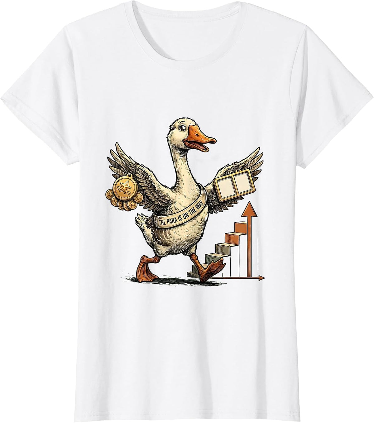 The Para Is On The Way Funny Special Education Teacher T-Shirt - White