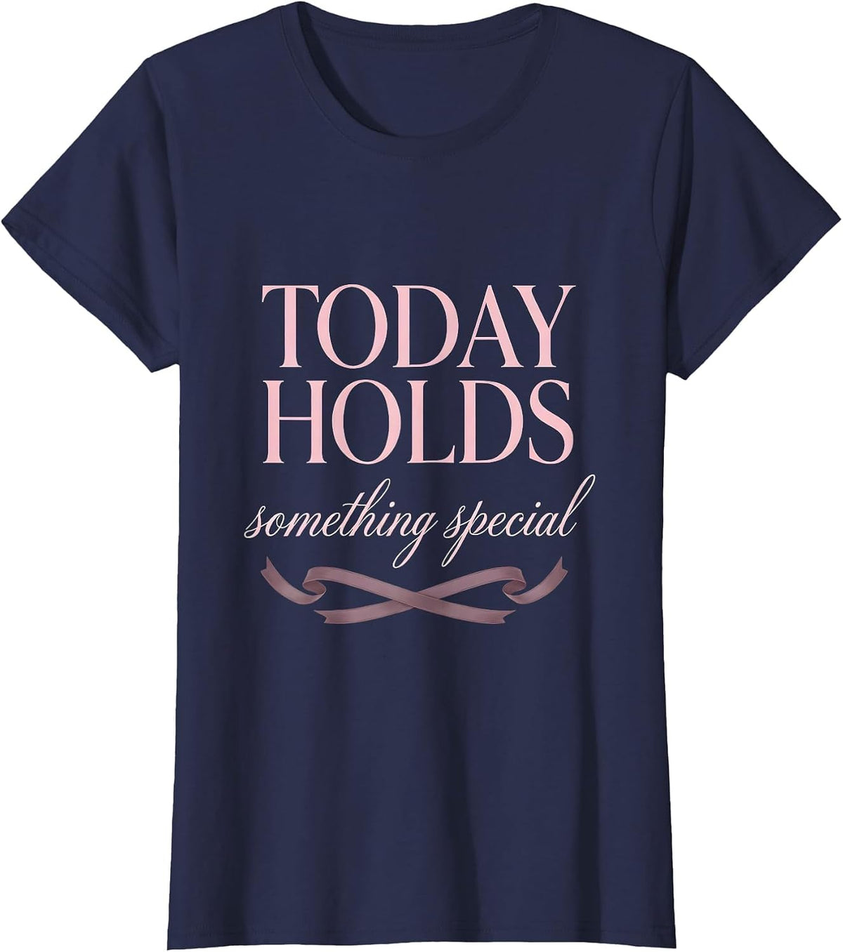 Women's I Hope Something Wonderful Happens To You Today T-Shirt - Navy Blue