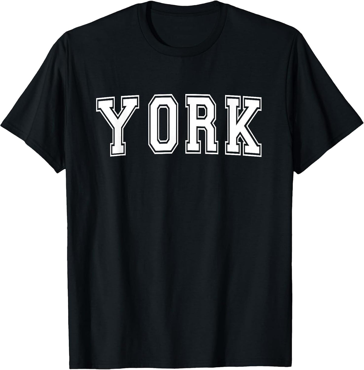 YORK PA Pennsylvania USA Vintage Sports Varsity Style T-Shirt - Black