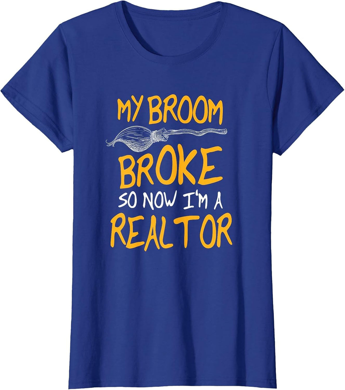 Real Estate Halloween Costume for Realtors T-Shirt - Royal Blue