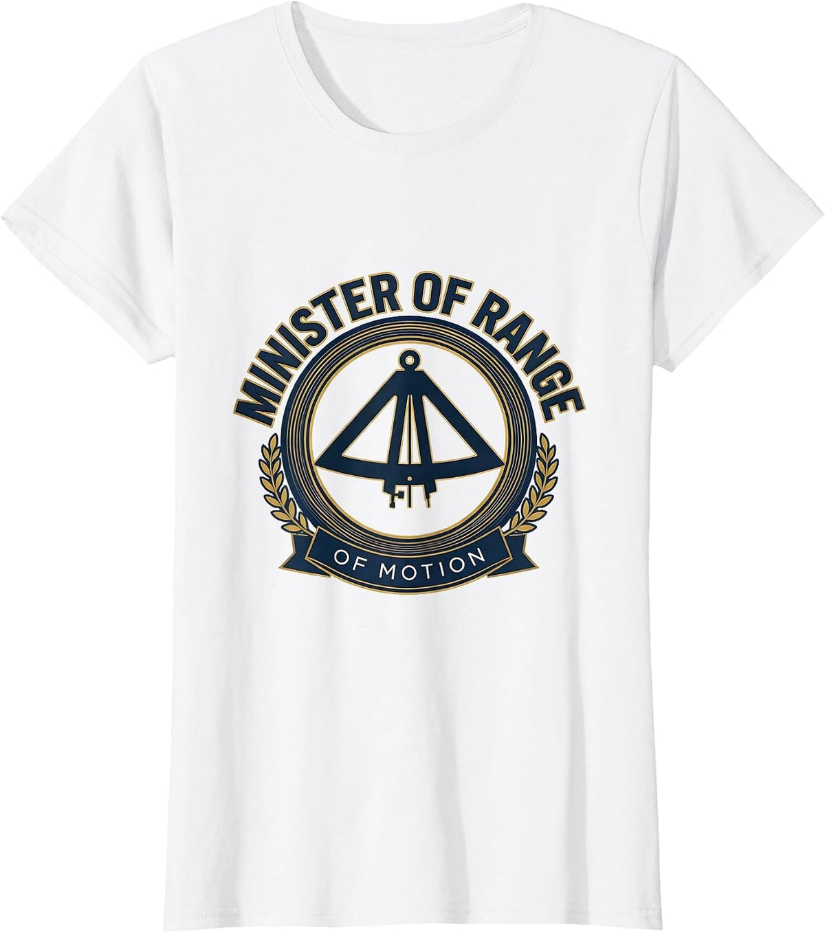 Women's Minister Of Range Of Motion Funny Physical Therapist PT OT T-Shirt - White