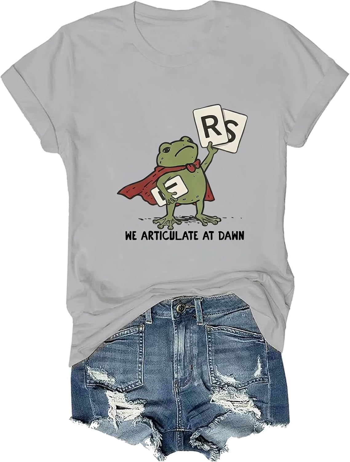We Articulate At Dawn Shirt Speech Therapist SLP T-Shirt - Grey