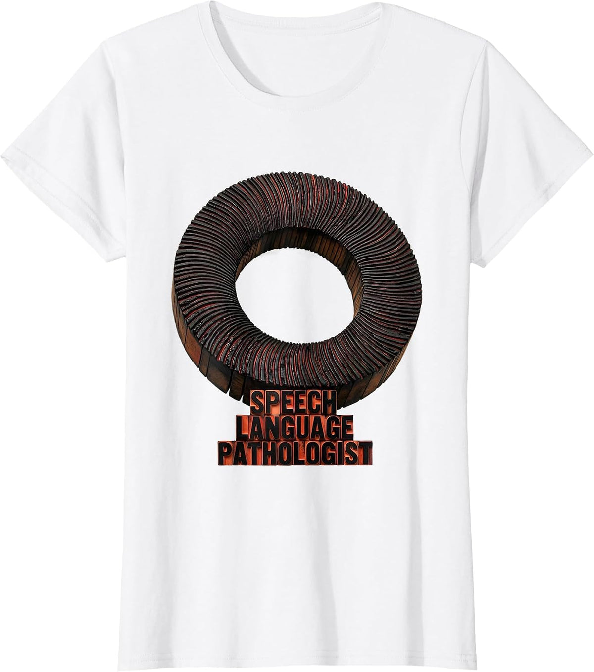 Speech Language Pathologist Retro Floral SLP Therapist Gift T-Shirt - White