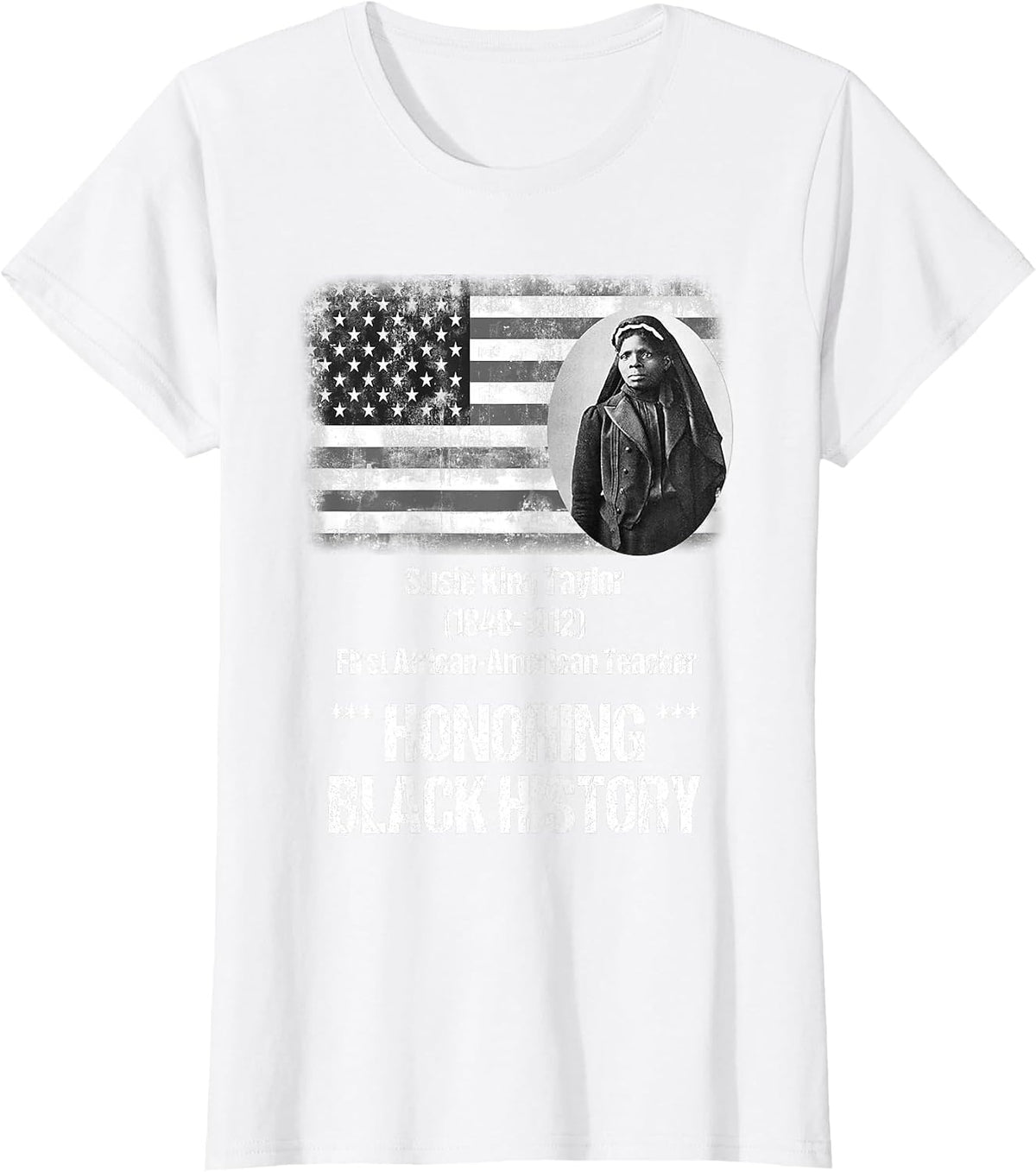 Susie King Taylor First African American Teacher T-Shirt - White