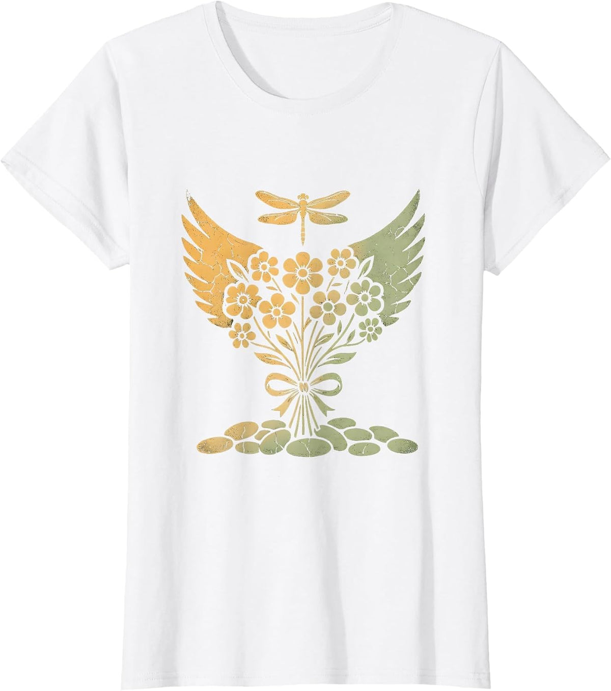 Phoenix Rising Suicide Prevention Awareness Graphic T-Shirt - White