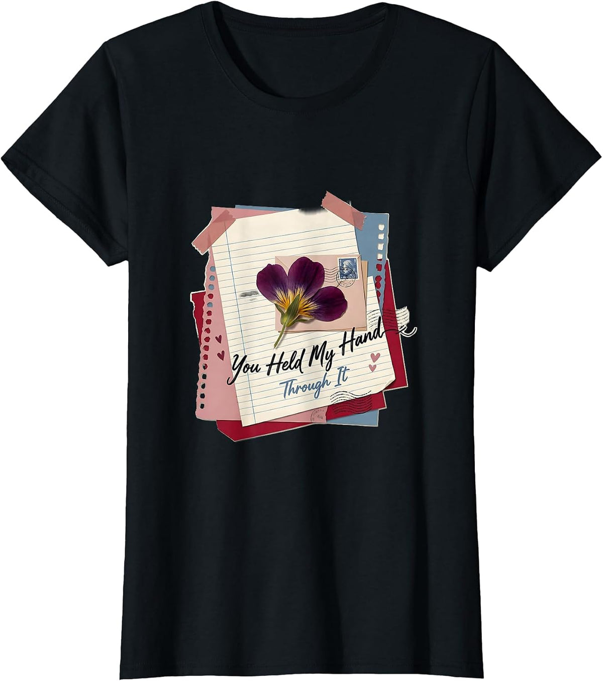 You Held My Hand Through It Special Education Teacher T-Shirt - Black