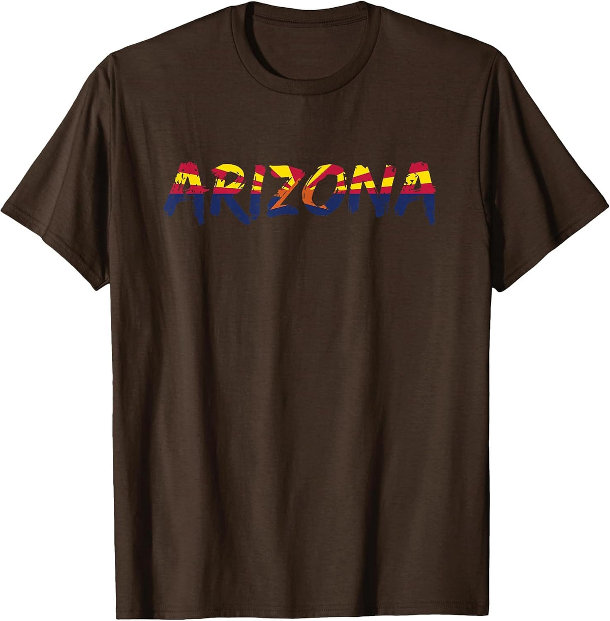 Arizona Arizona Flag T-Shirt - Brown
