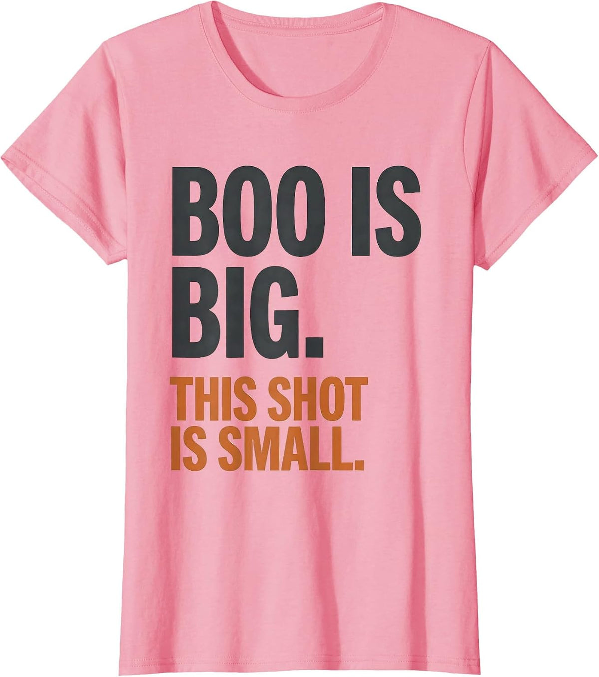 Women's Boo Is Big This Shot Is Small Funny Halloween Nurse Flu Shot T-Shirt - Pink