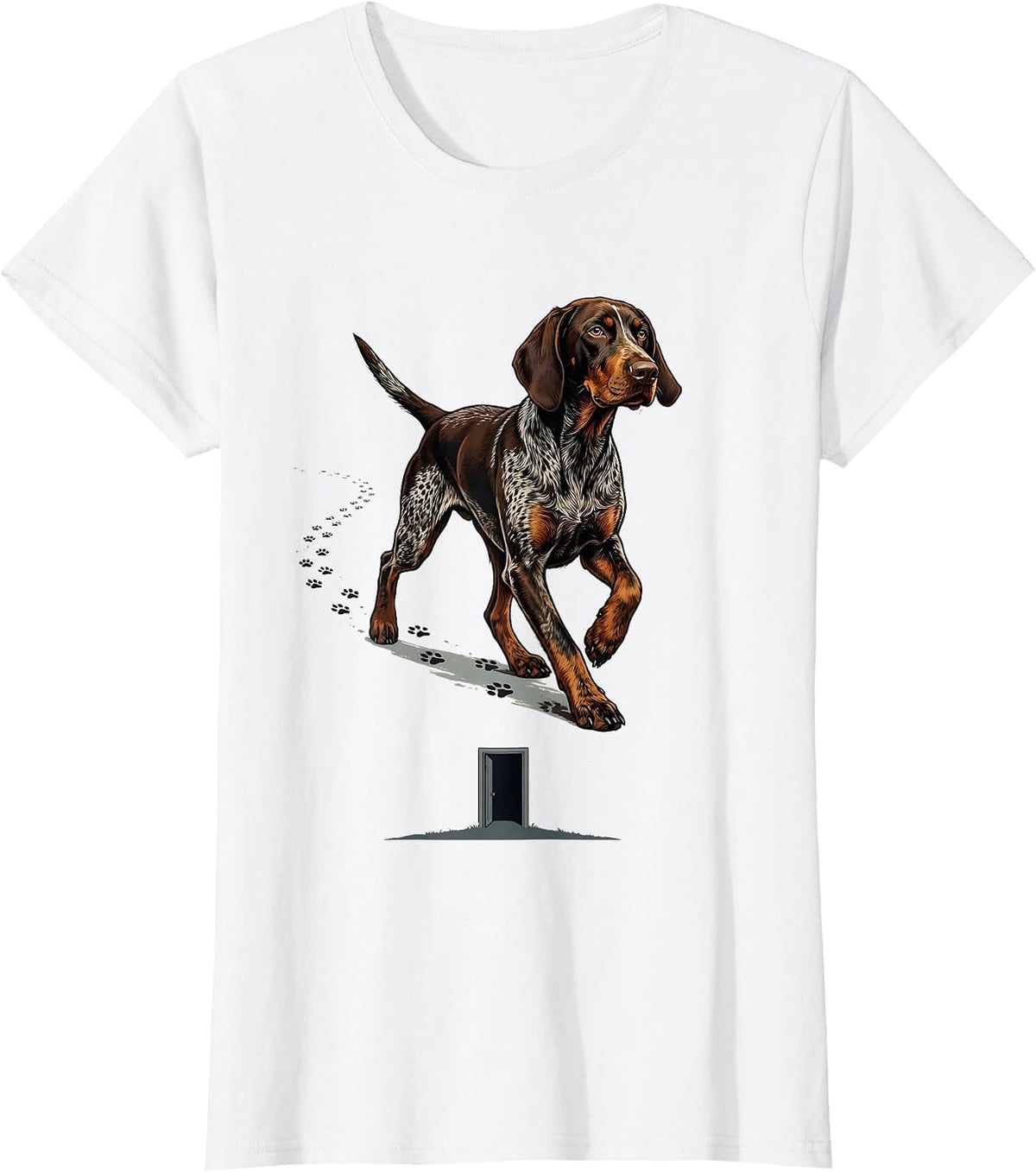 Women's German Shorthaired Pointer Hunting Dog Owner Pride T-Shirt - White
