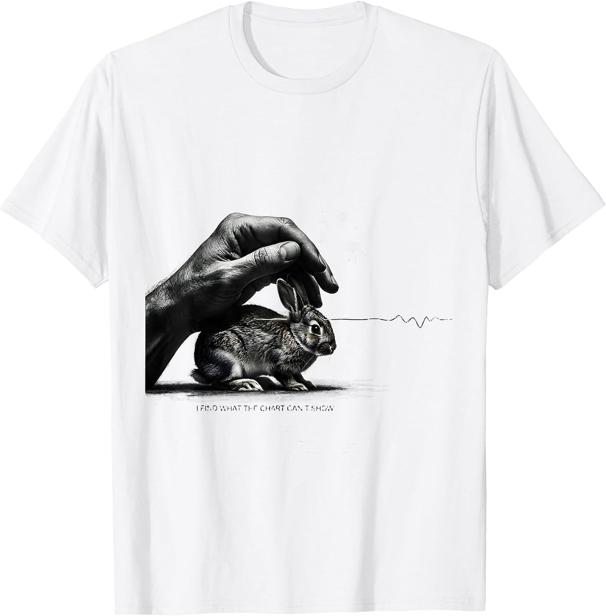Men's I Find What The Chart Can't Show Funny Veterinarian Vet Tech T-Shirt - White